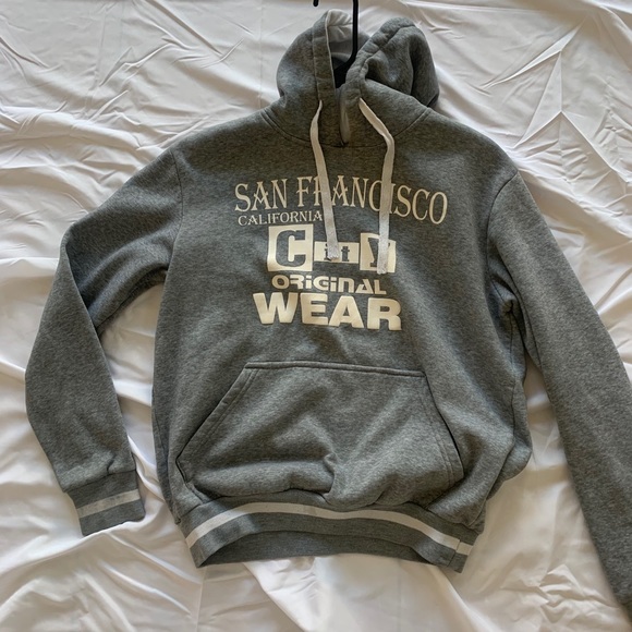 Grey San Francisco, California Hoodie - Picture 2 of 2